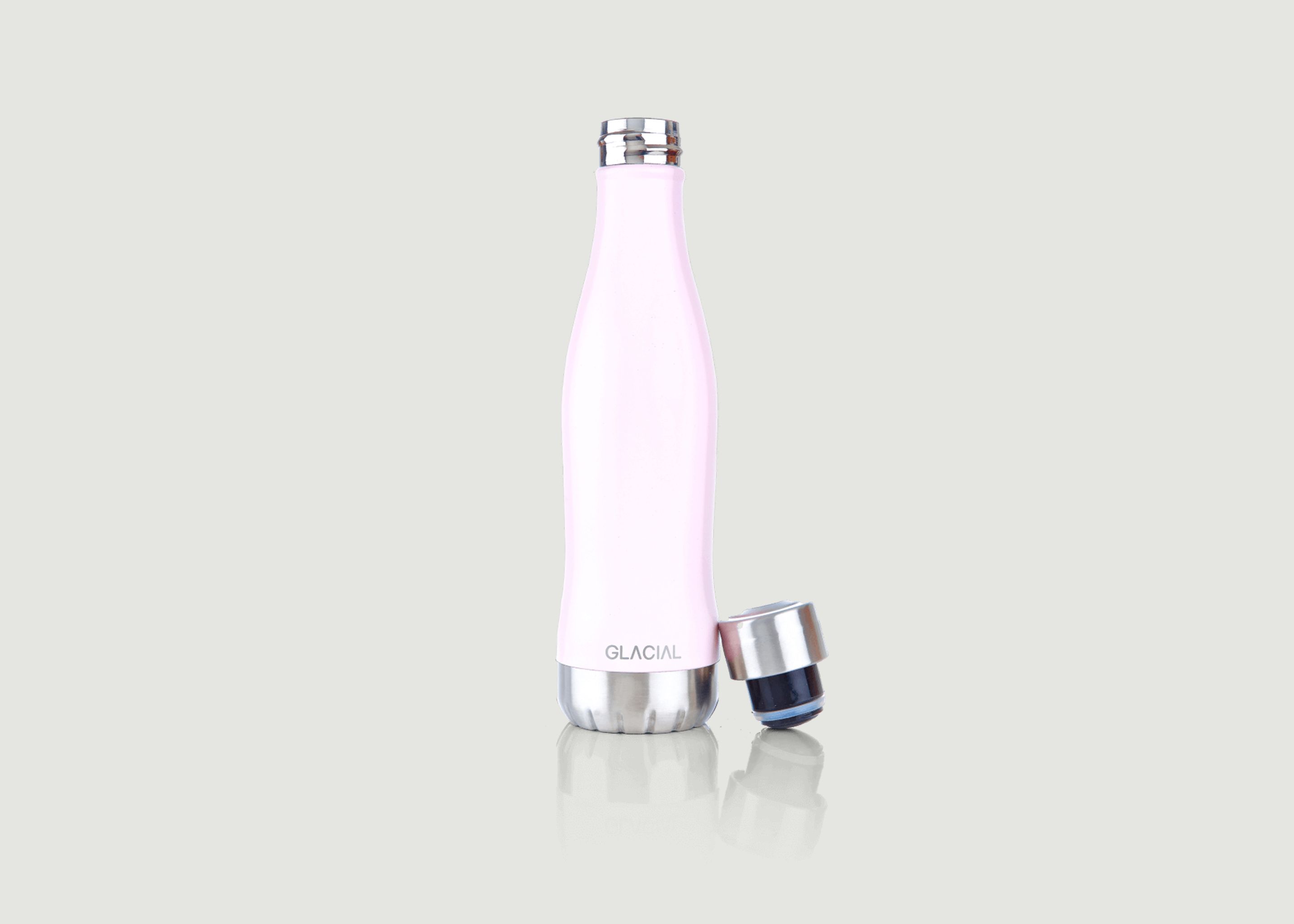 Matte Pink Powder stainless steel bottle - Glacial