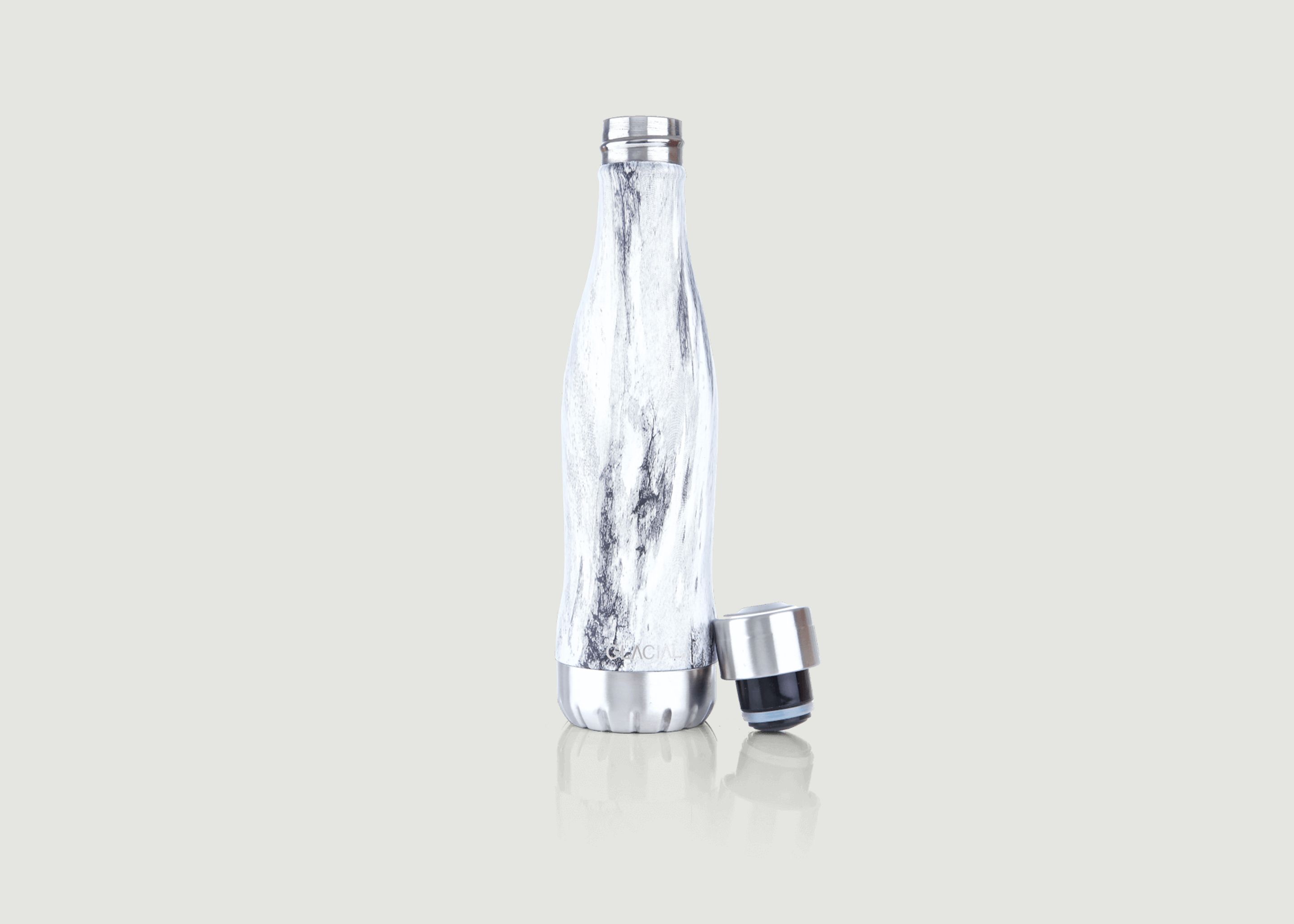 Flasche aus Birkenholz und Edelstahl - Glacial