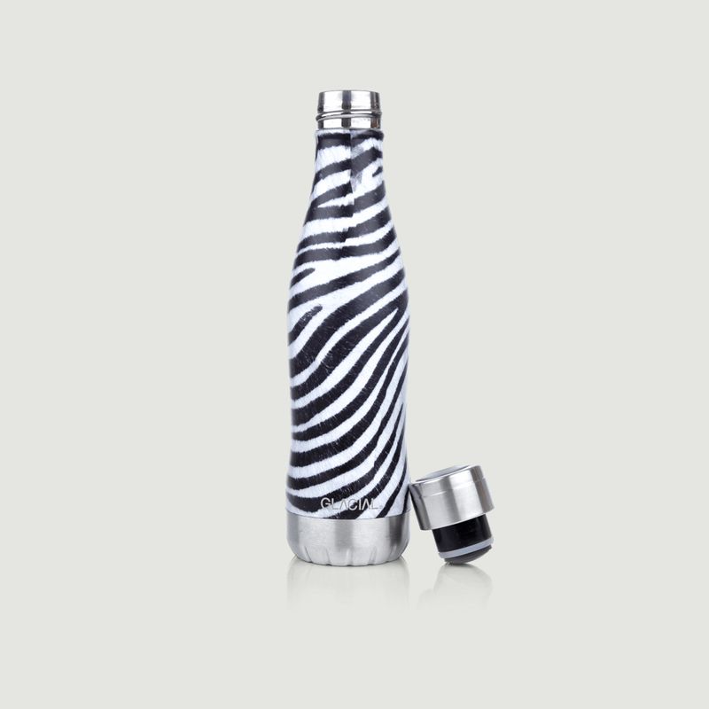 Wild Zebra stainless steel bottle - Glacial