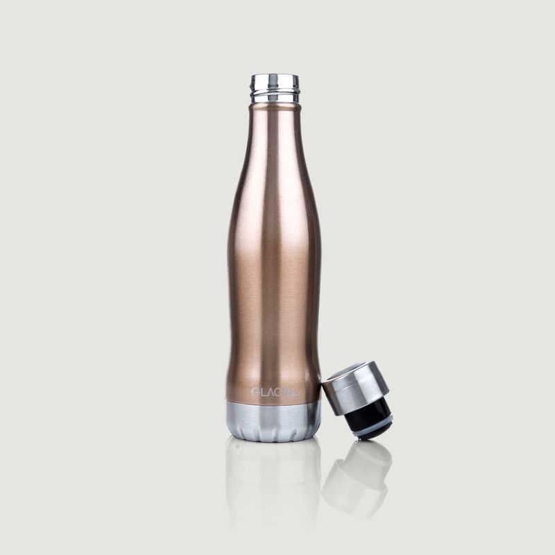 Rosé Gold Flasche aus Edelstahl - Glacial