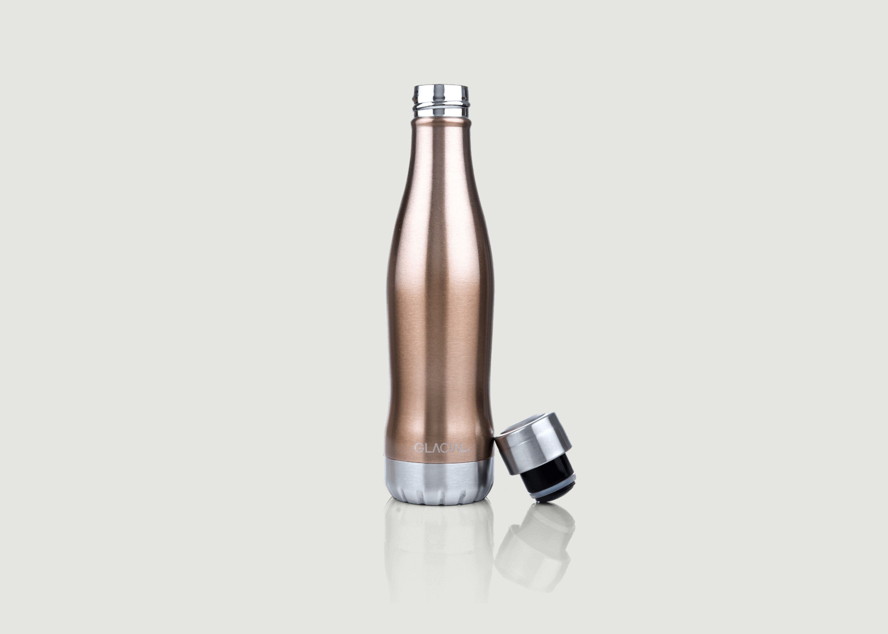 Rosé Gold Flasche aus Edelstahl - Glacial