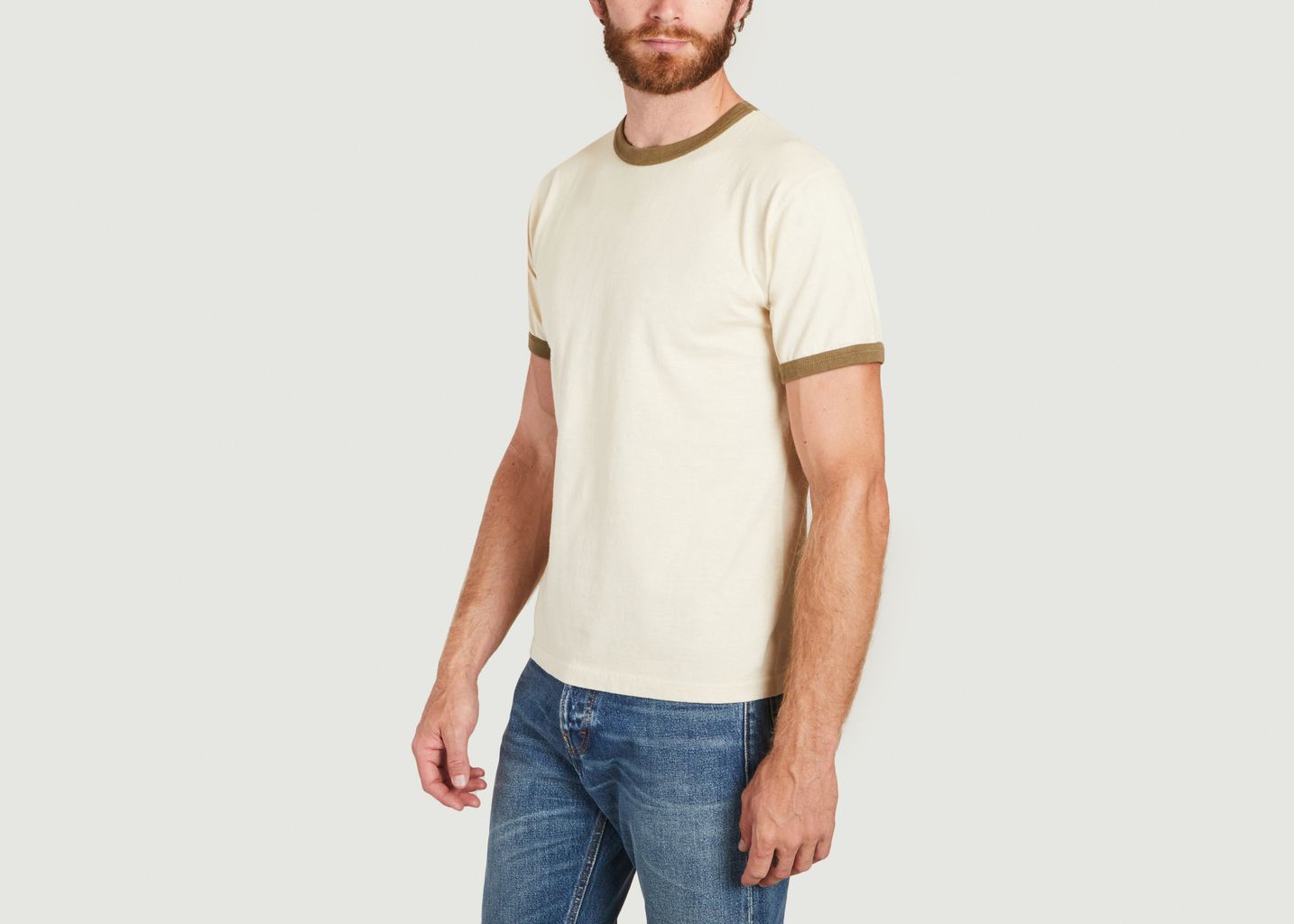 T-shirt S/S Ringer en jersey de coton  - Good On