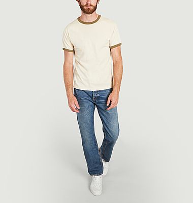 T-shirt S/S Ringer en jersey de coton 