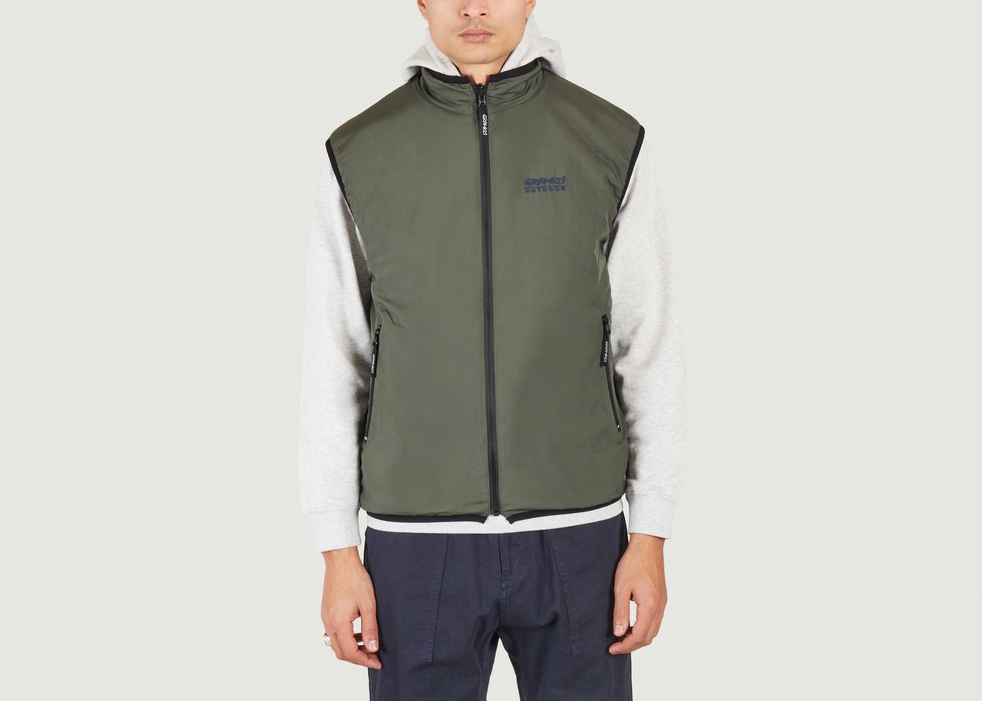 Sleeveless reversible fleece jacket - Gramicci