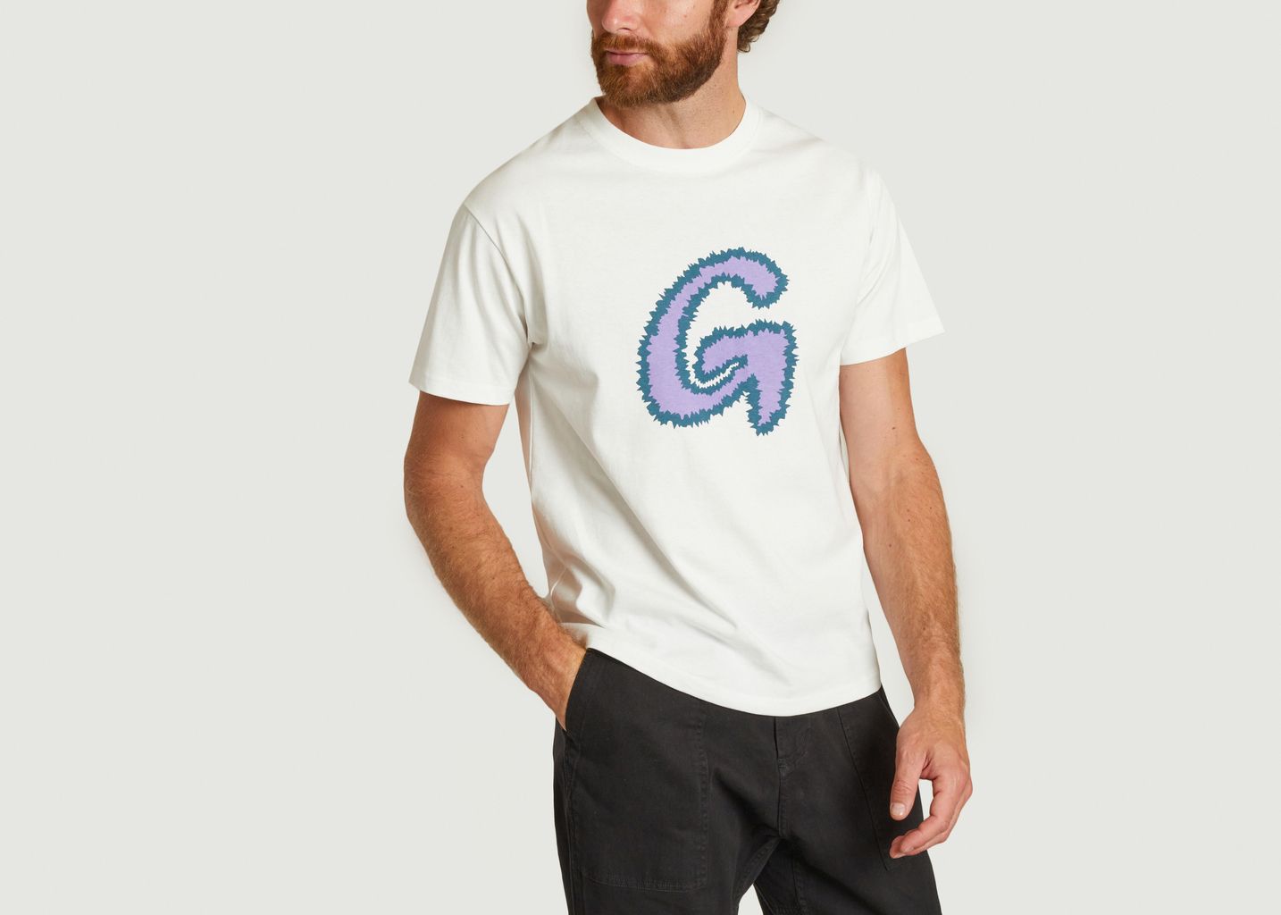 Fuzzy G-Logo T-Shirt  - Gramicci