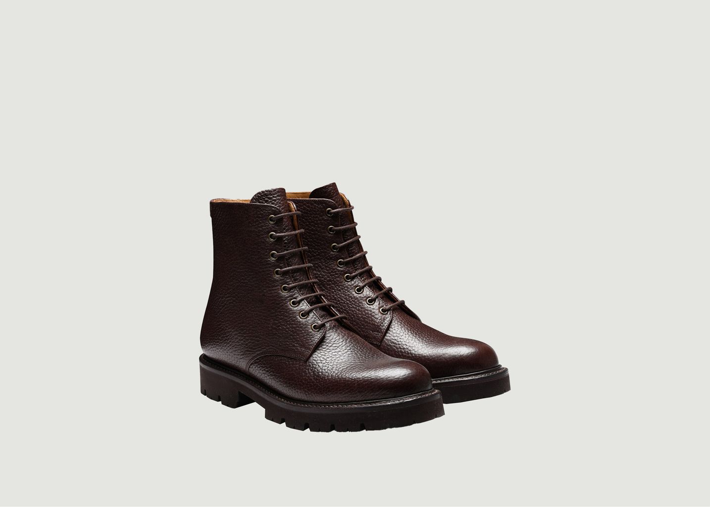Hadley boots in hammered calf leather - Grenson