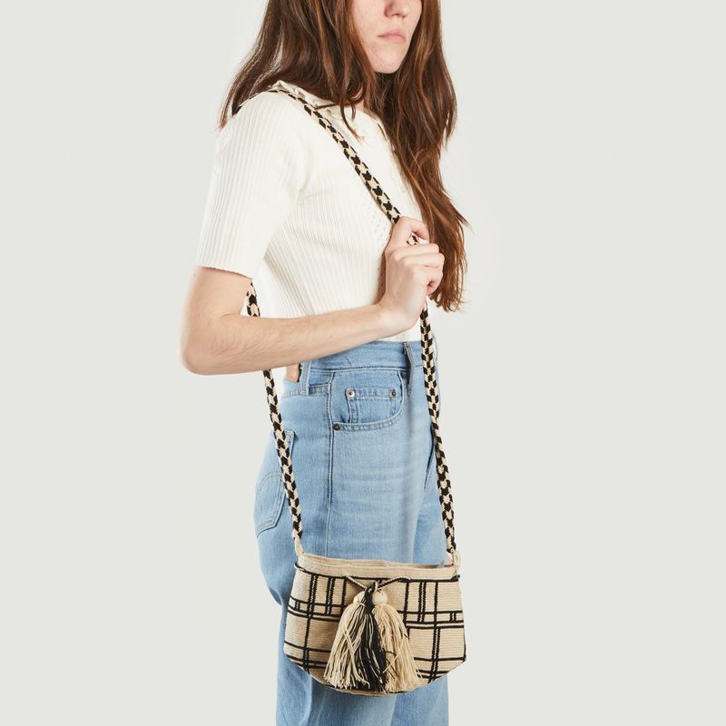 coach fringe saddle bag with pyramid rivets