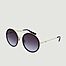 Round metal sunglasses - Gucci