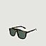 Sonnenbrille mit Schildpatt-Logo und Pilotenbrille - Gucci