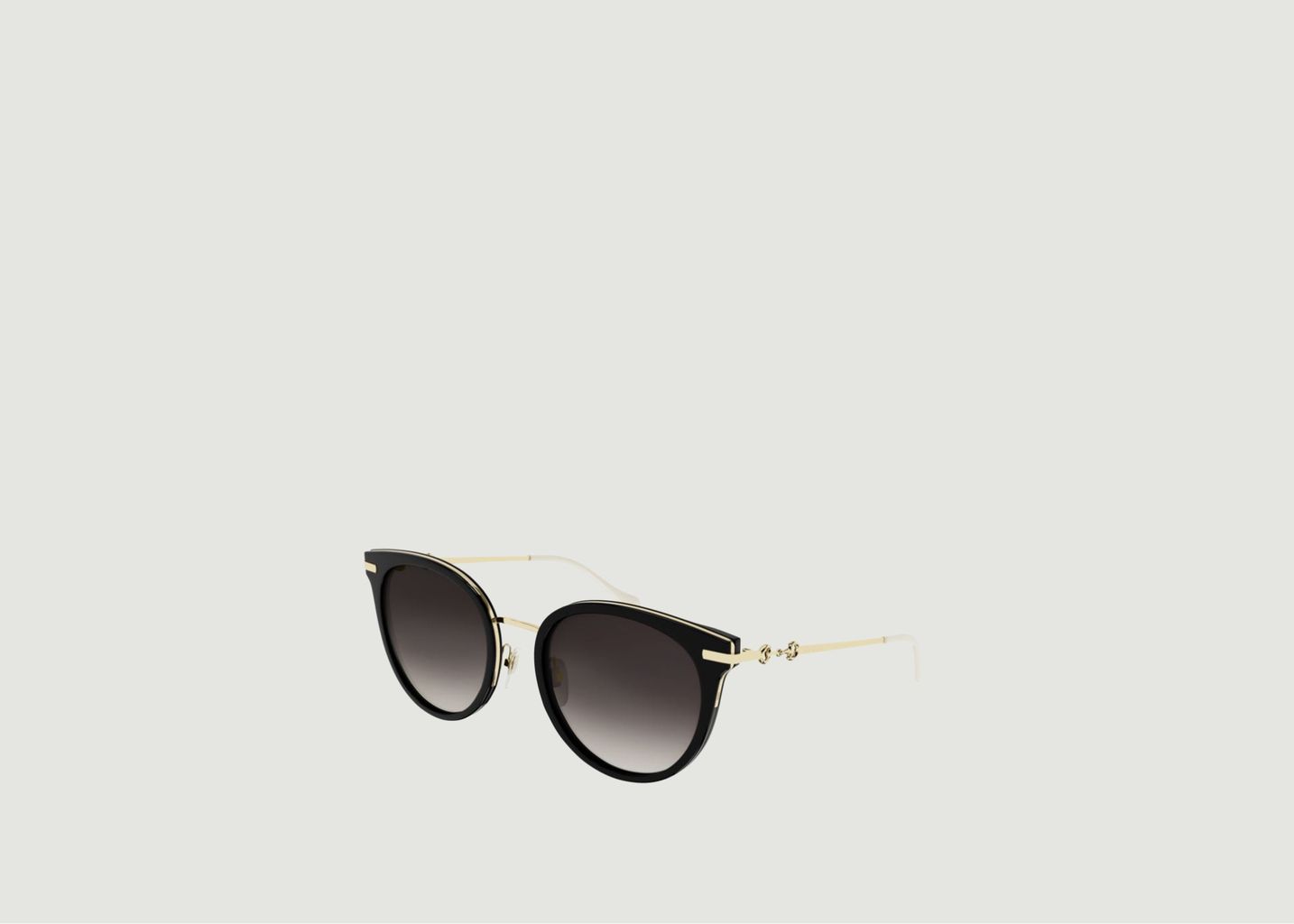 Cat eye sunglasses with horsebit detail - Gucci