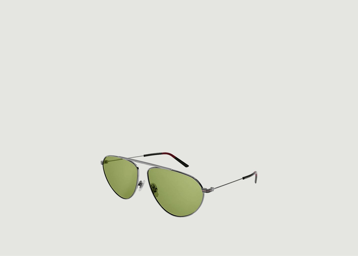 Metall-Sonnenbrille mit farbigen Gläsern - Gucci