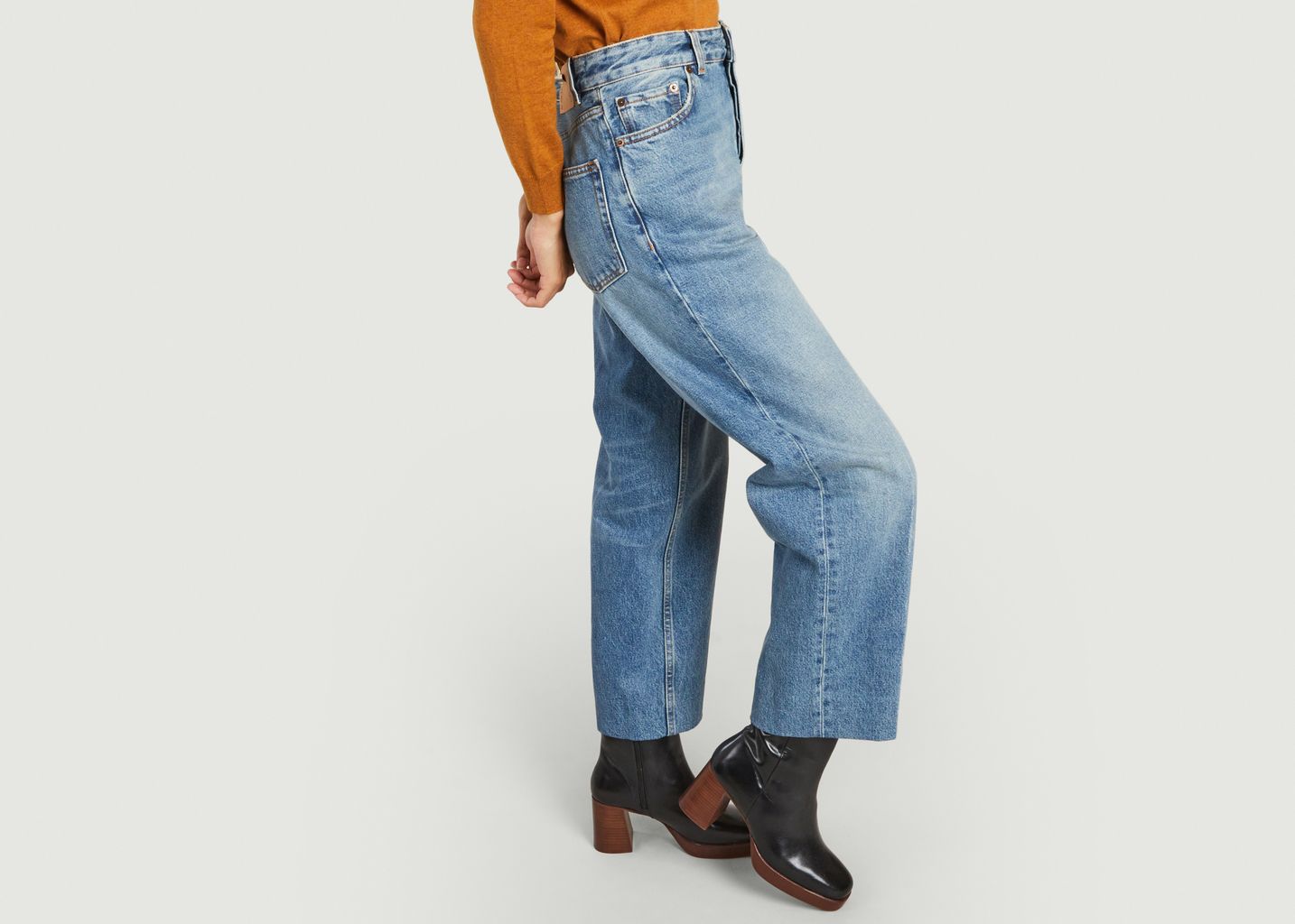 Betty Boyfriend-Jeans aus Baumwolle - haikure