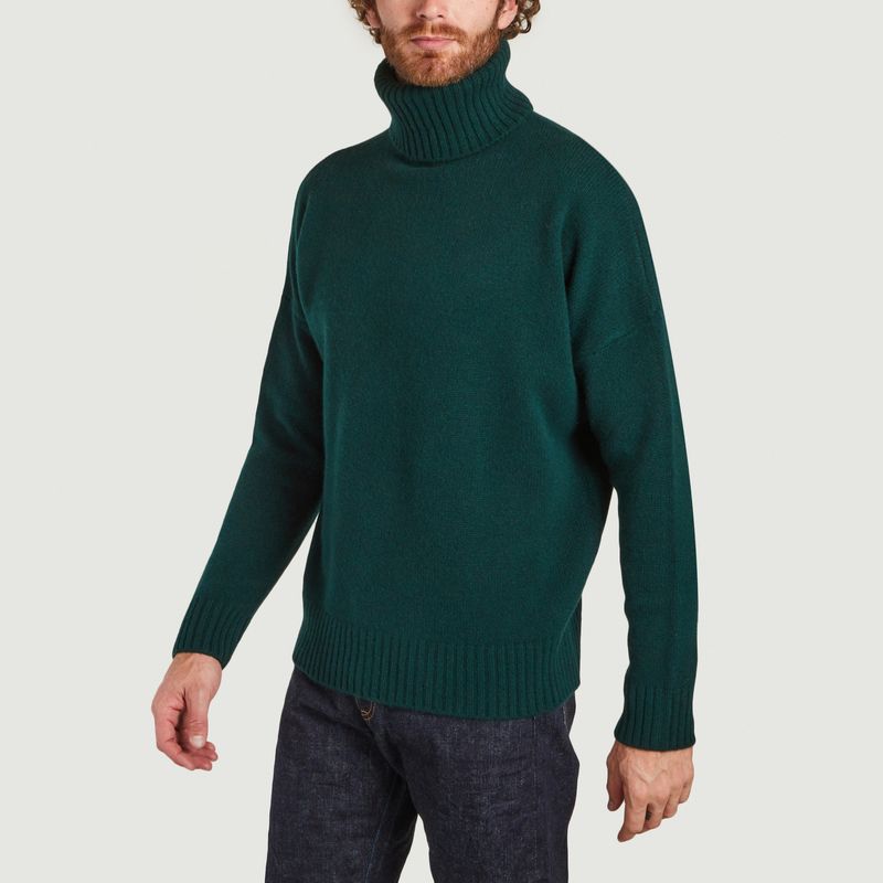 Windy turtleneck sweater in lambswool - Harmony