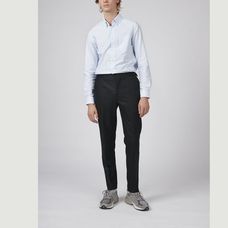 Chemise Celestin rayé en piqué de jersey - Harmony