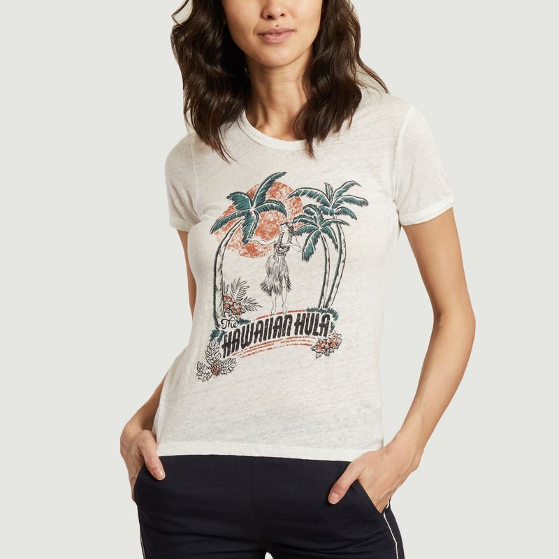 T-shirt en lin imprimé The Hawaiian Hula Telio - Hartford