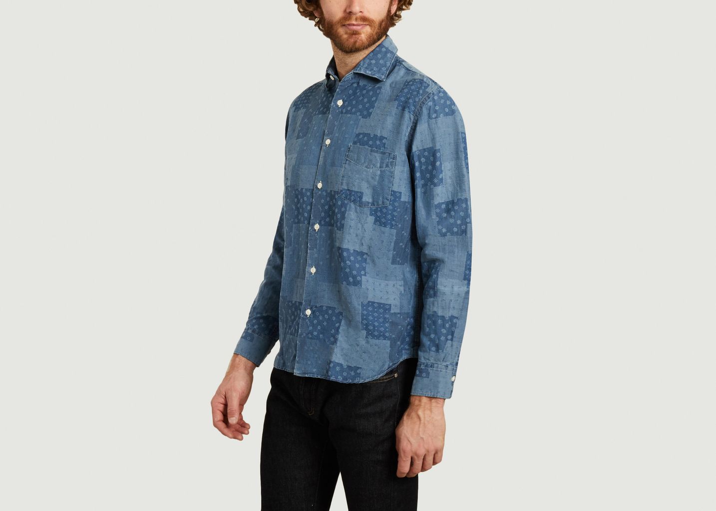 Chemise Patch Chambray - Hartford