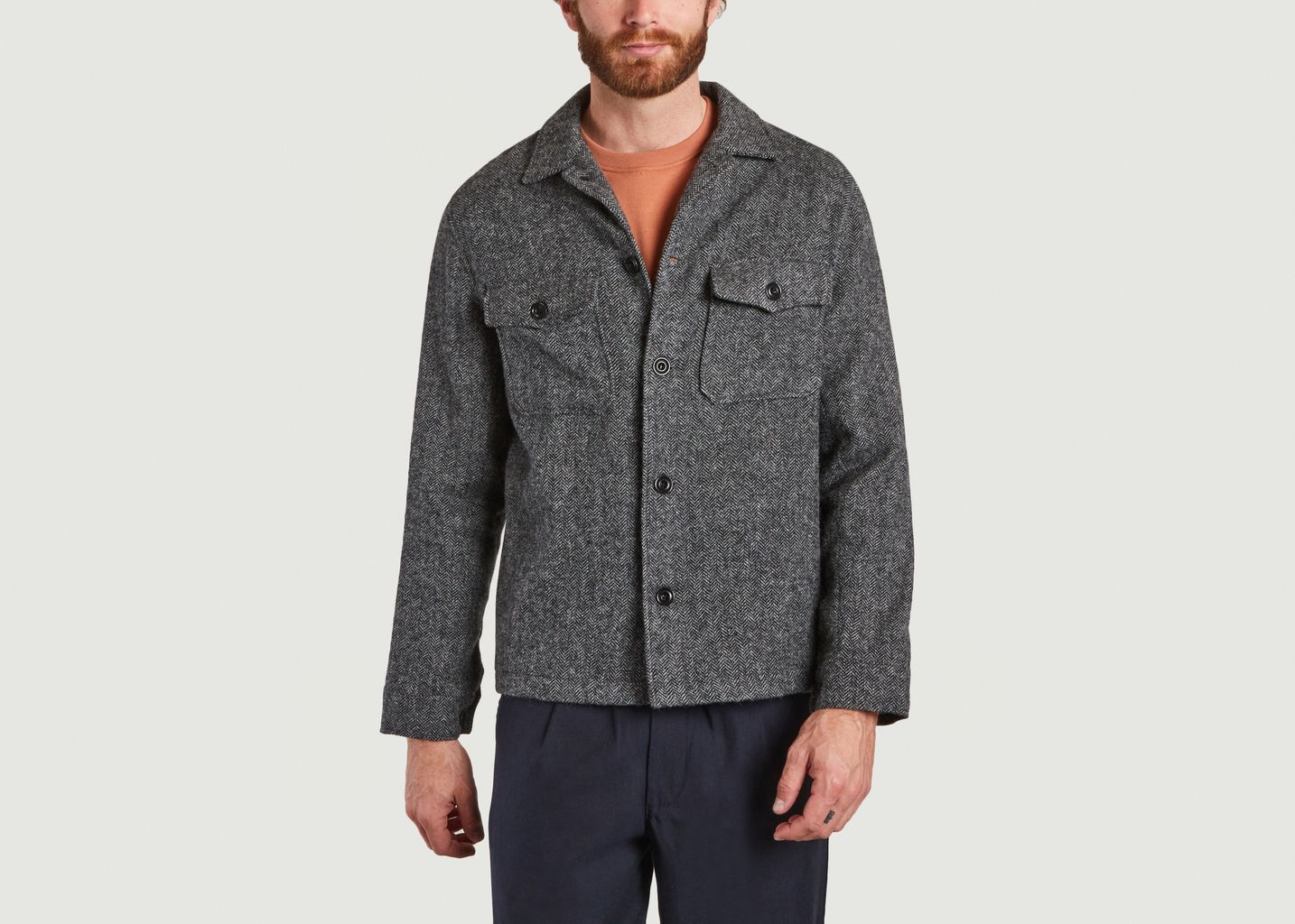 Day wool herringbone jacket - Hartford
