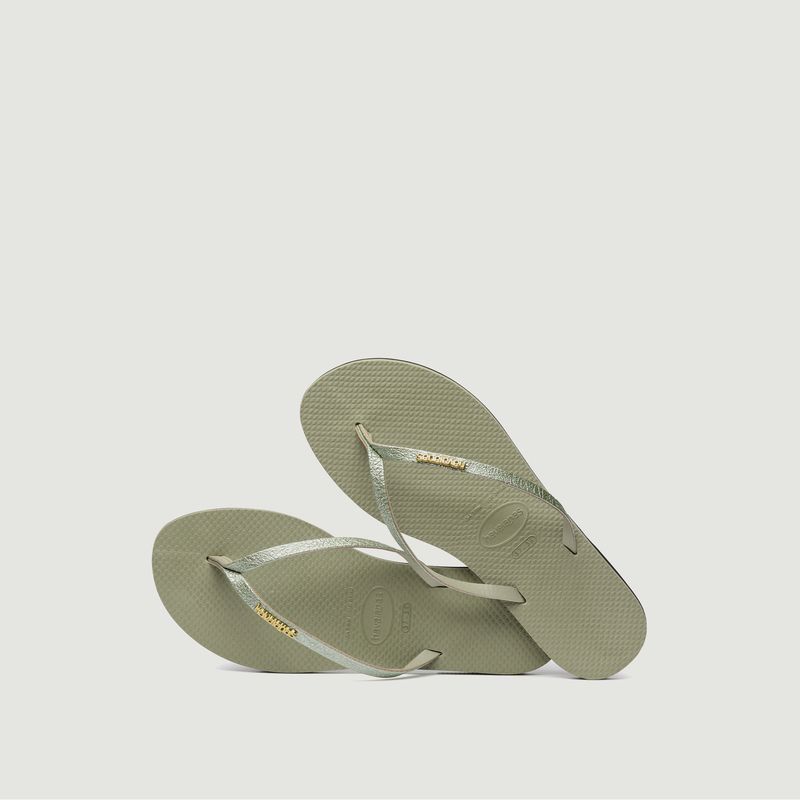 You Shine flip-flops with crackle effect - havaianas
