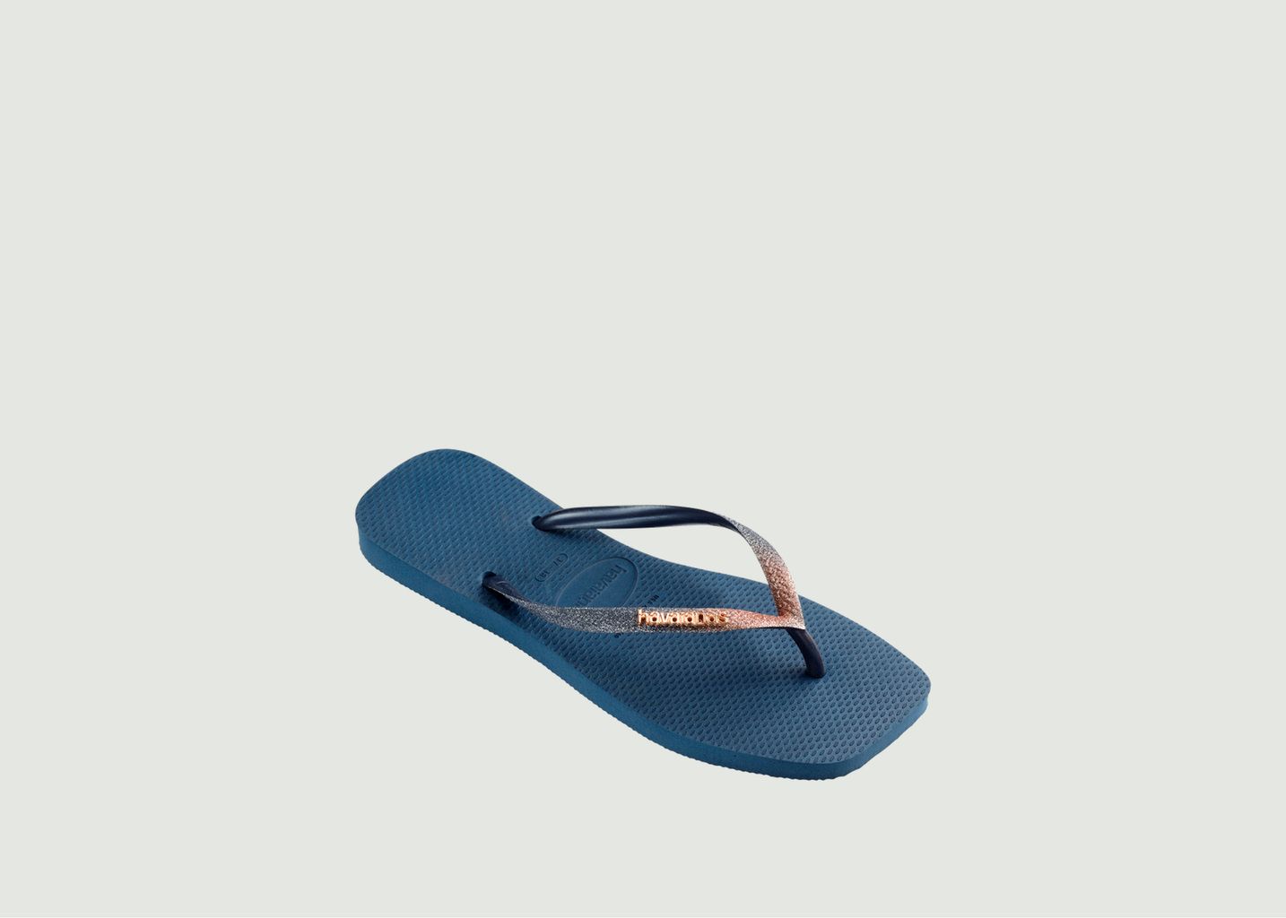 Flip flops with glittery strap Square Glitter - havaianas