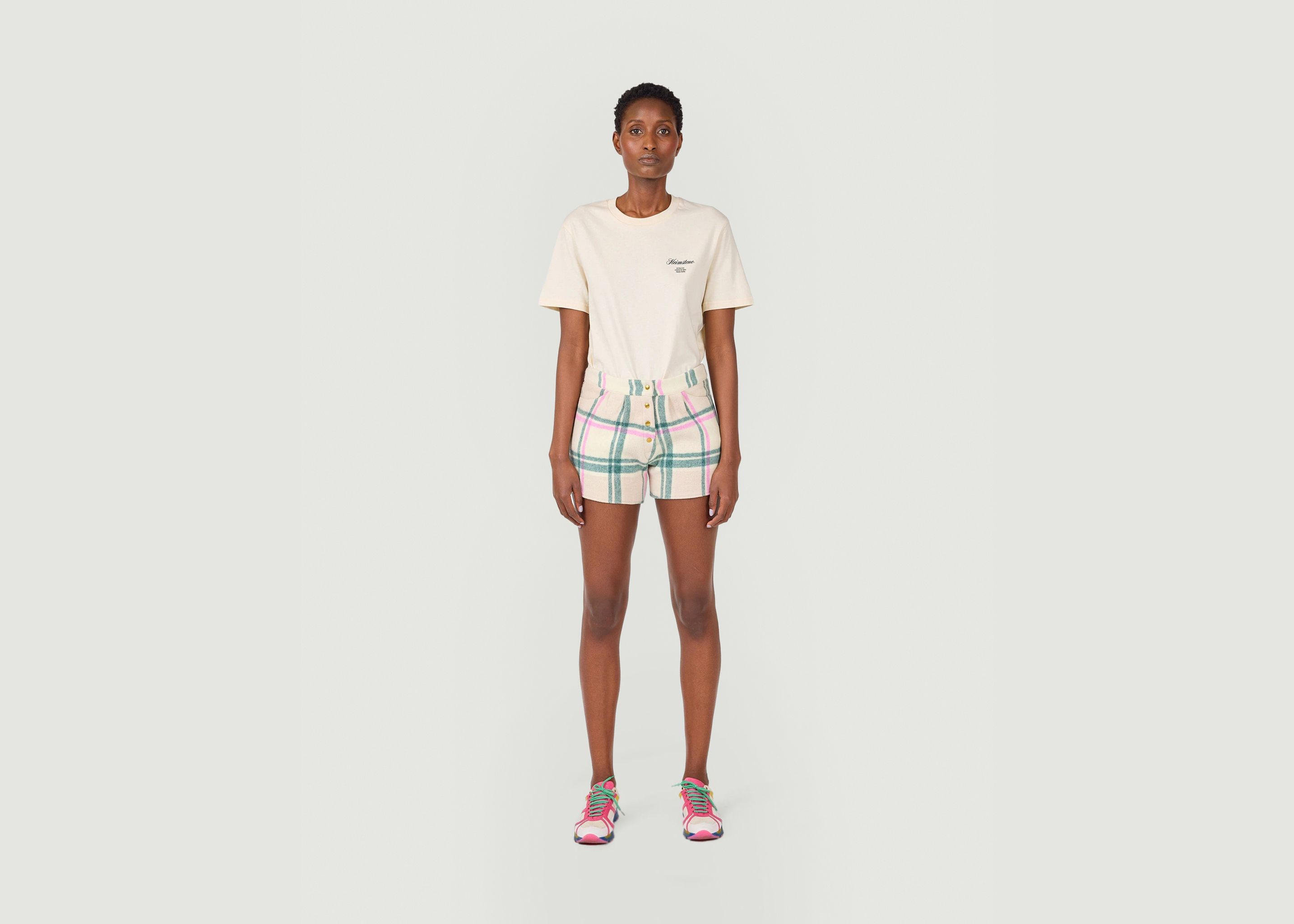 Spencer Short In District Rainforest Cashmere - Heimstone