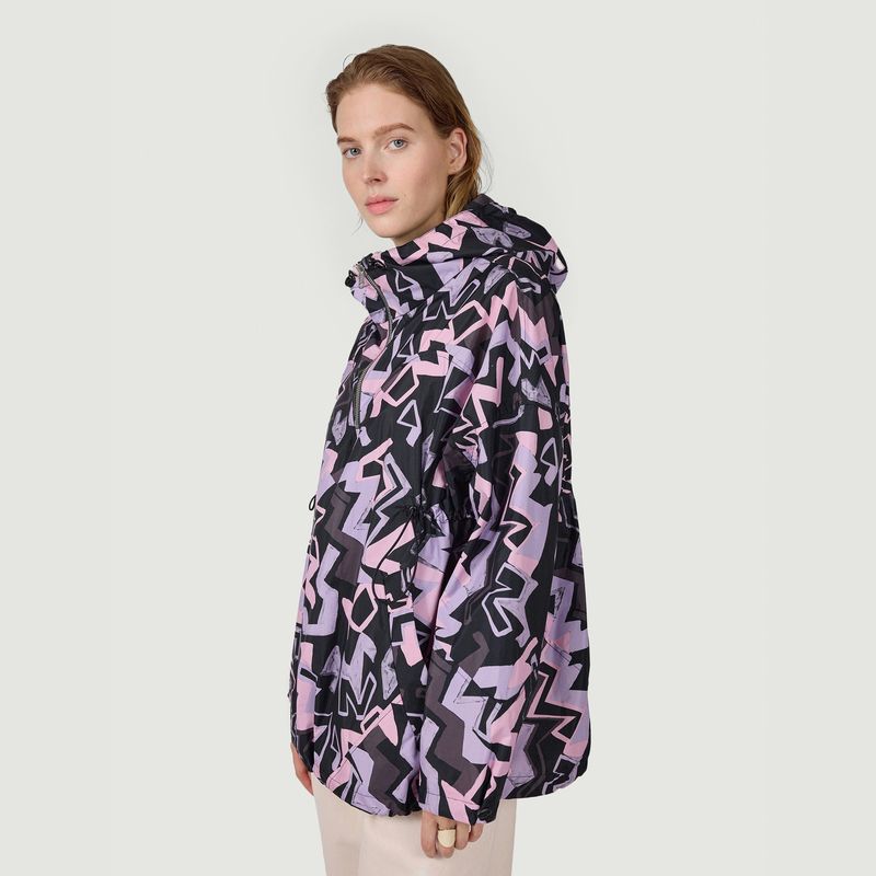 Tony Windjacket In Electrique Print - Heimstone