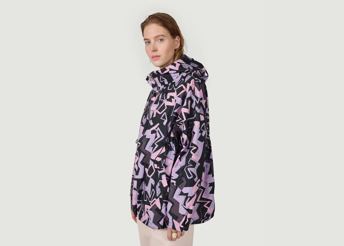 Tony Windjacket In Electrique Print - Heimstone