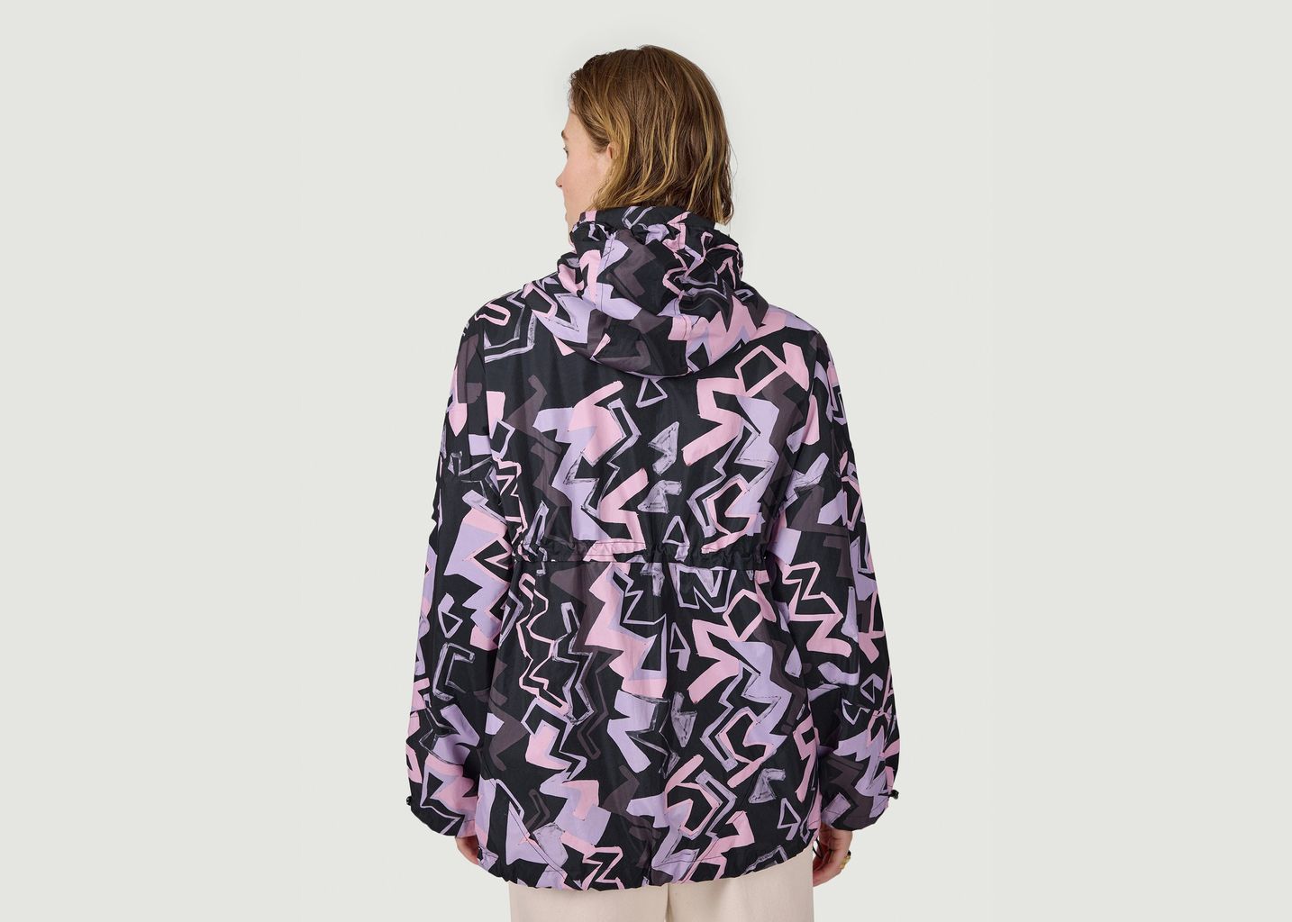 Tony Windjacket In Electrique Print - Heimstone