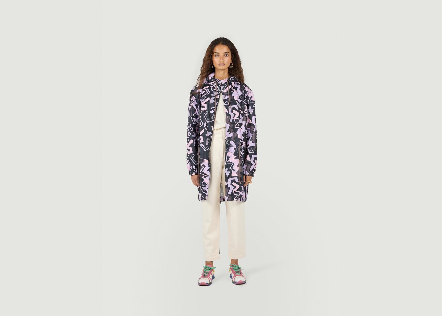 Onur Parka In Electrique Print - Heimstone