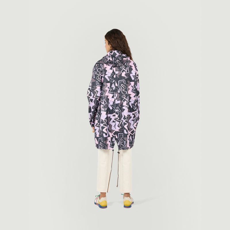 Onur Parka In Electrique Print - Heimstone