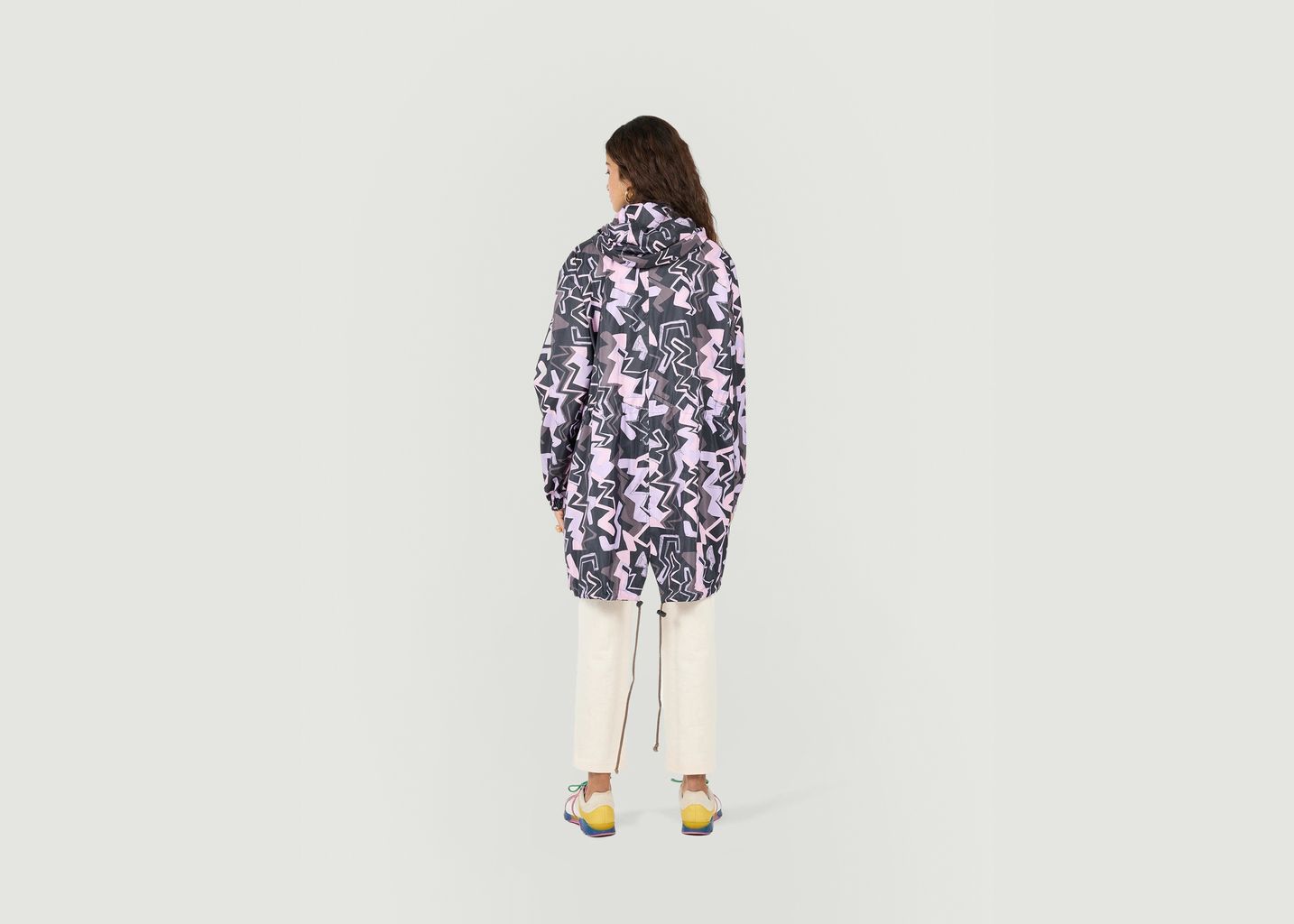 Onur Parka In Electrique Print - Heimstone