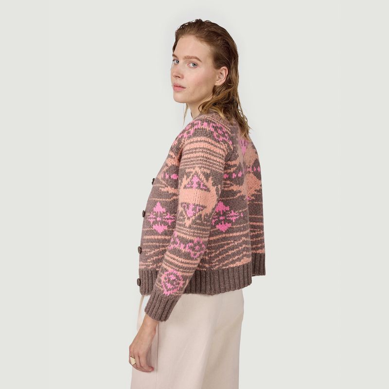 Cardigan Bristol En Maille Yellowstone - Heimstone