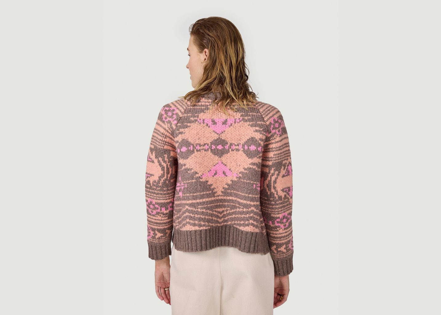 Bristol Cardigan In Yellowstone Knit - Heimstone