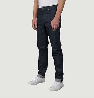 Le Jean 5 Poches Selvedge Bleu Indigo