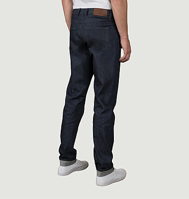 Le Jean 5 Poches Selvedge Bleu Indigo