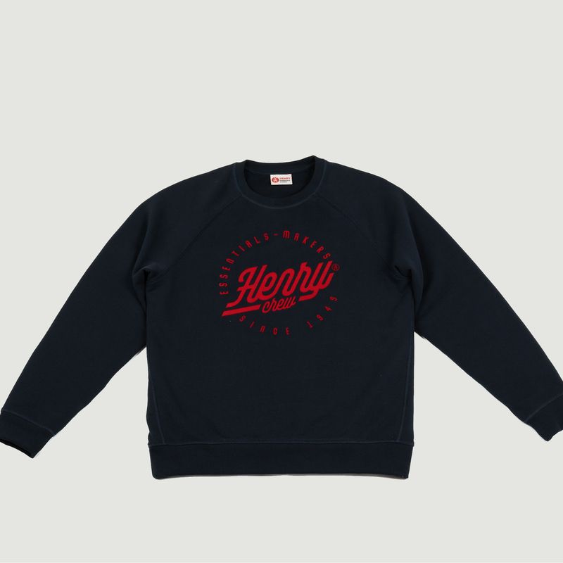 Crew-Neck Sweatshirt  - Henry Paris