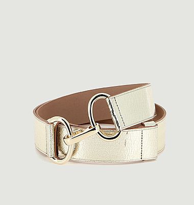 La Chanzy Shiny leather belt