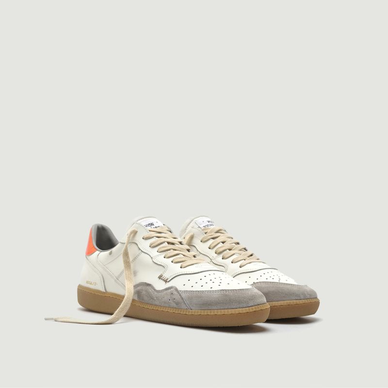 Mega T low sneakers in leather - Hidnander
