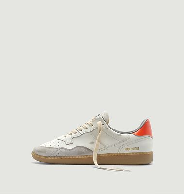 Mega T low sneakers in leather