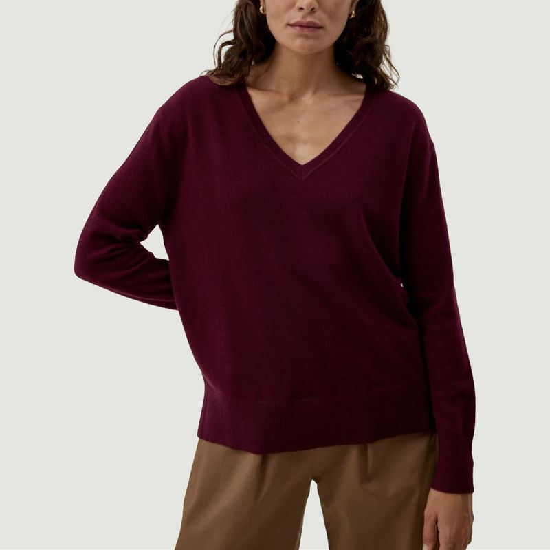 Lyna cashmere sweater Prune Hircus L Exception