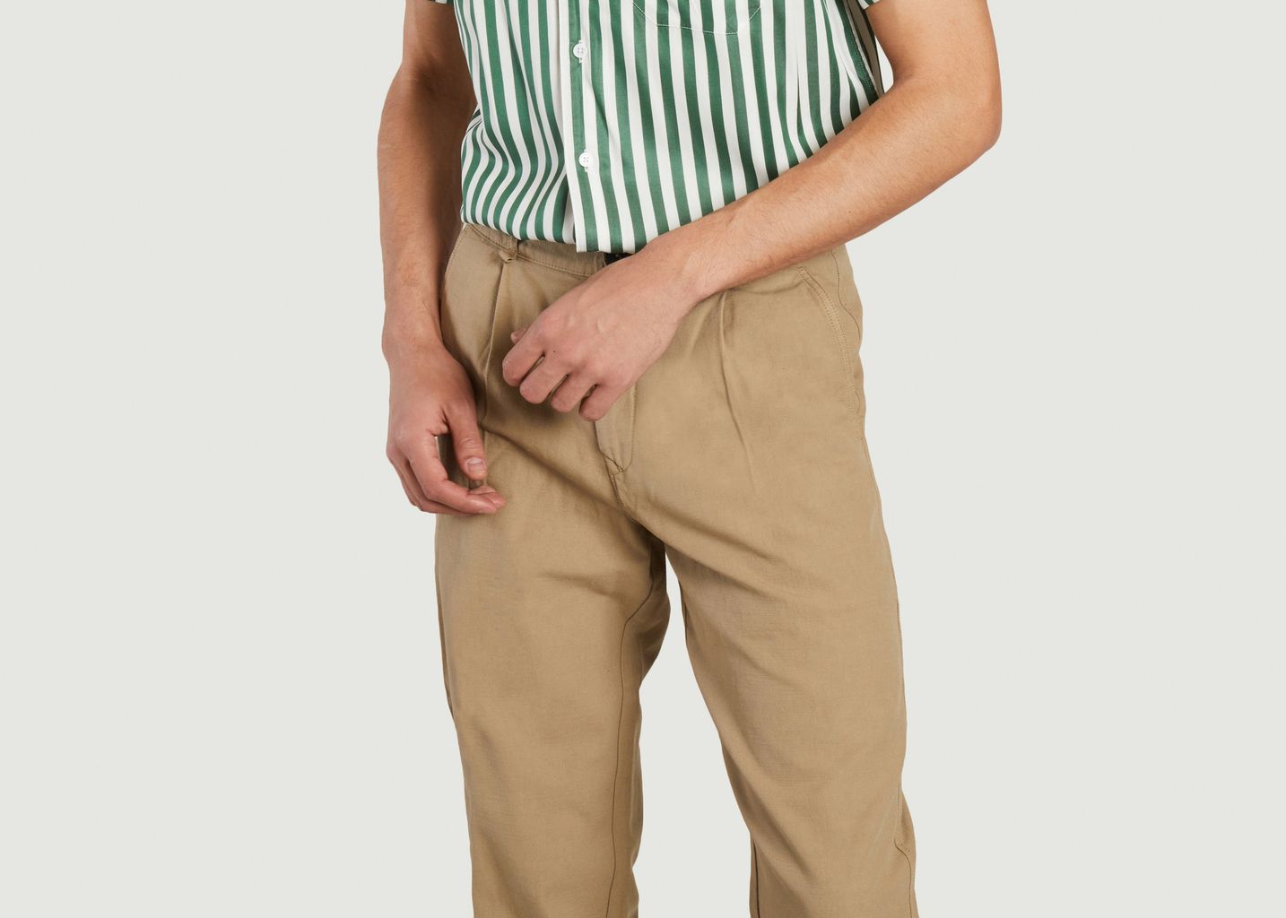 Pantalon droit en coton Adri Drill - Homecore