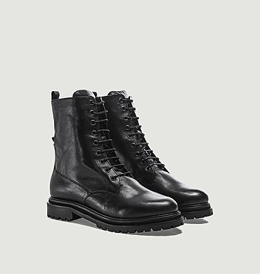 Resnick leather lace-up boots