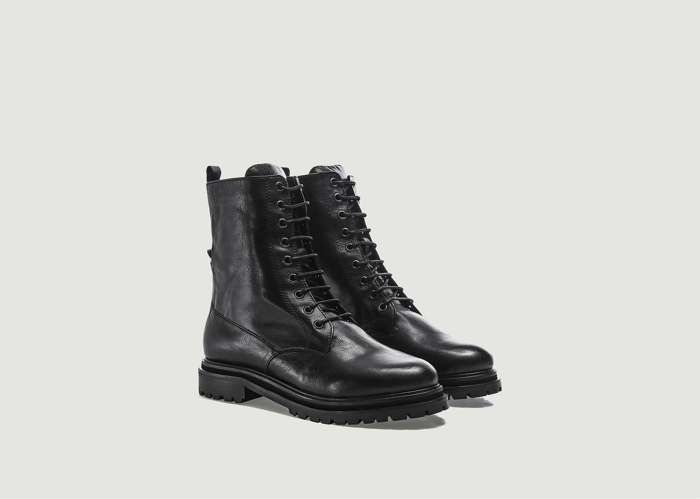 Resnick leather lace-up boots - Hudson