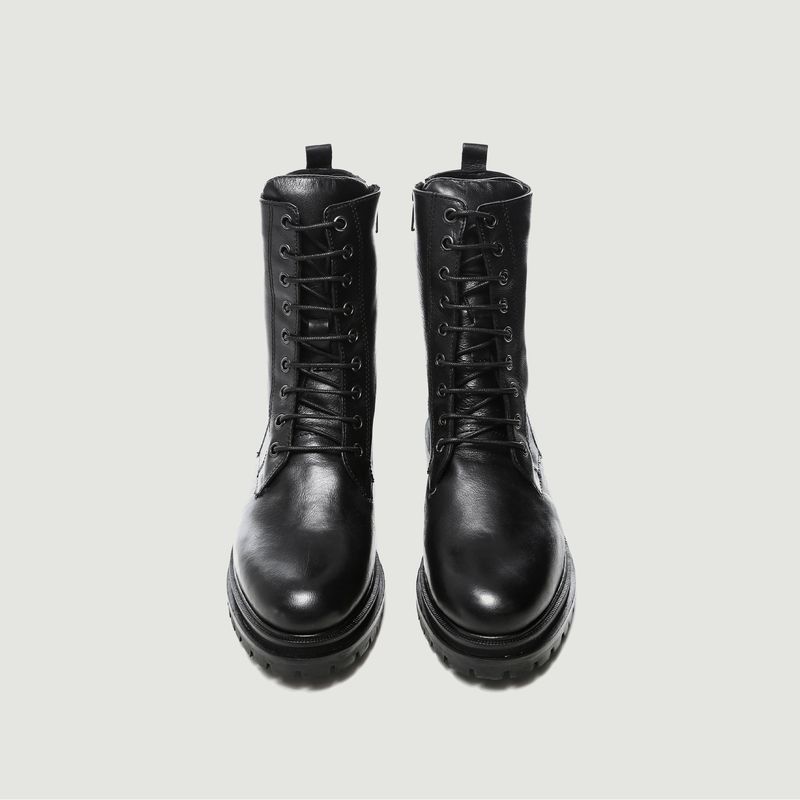 Resnick leather lace-up boots - Hudson