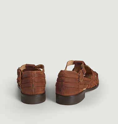 Licorice sandals 