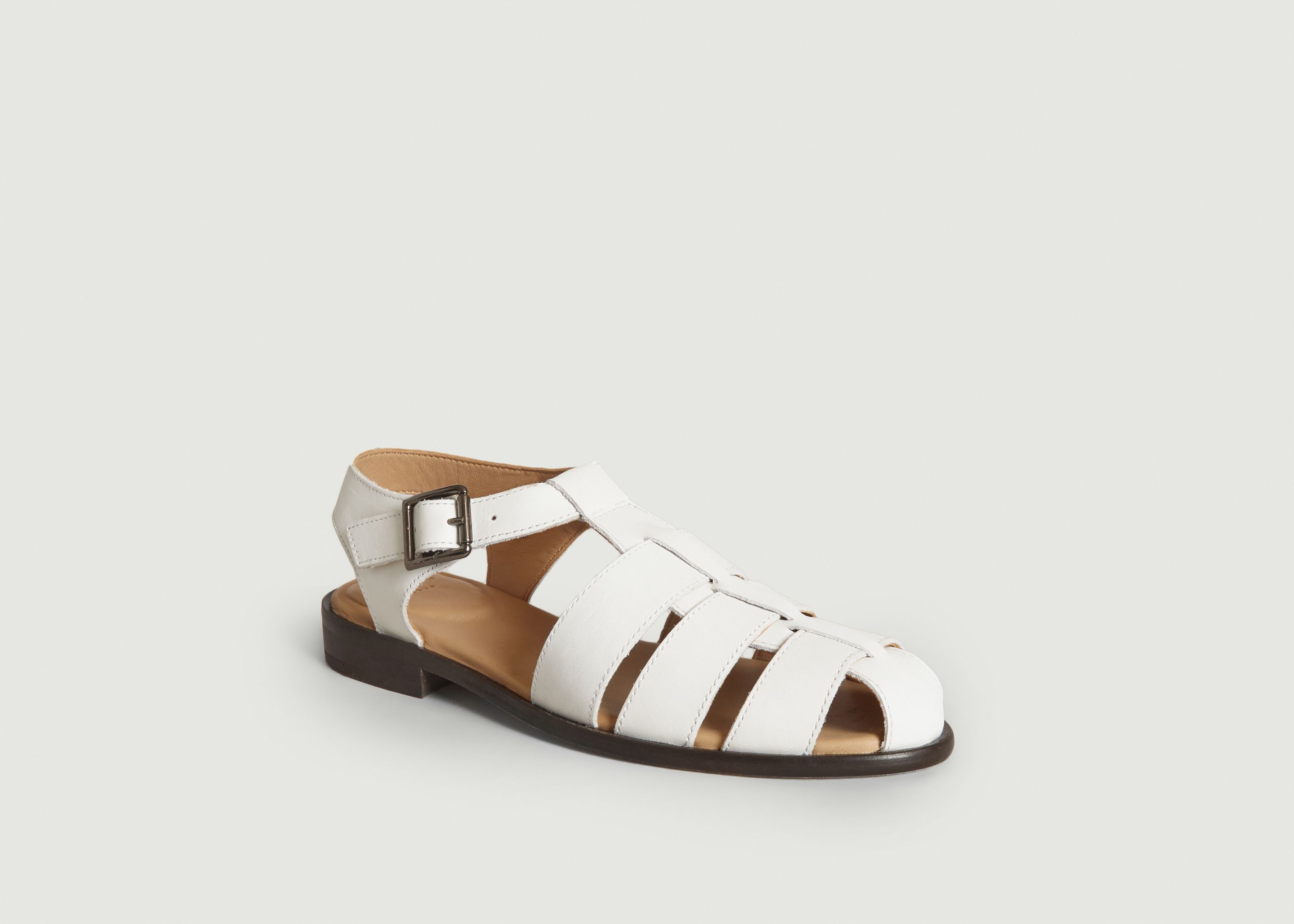 Arabella leather flat sandals - Hudson