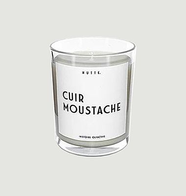 Scented candle Leather mustache