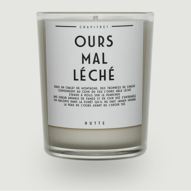 Ours Mal Léché Candle - Hutte