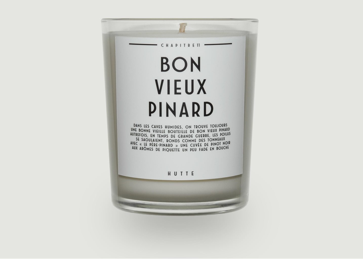 Bougie Parfumée Bon Vieux Pinard 190 g - Hutte