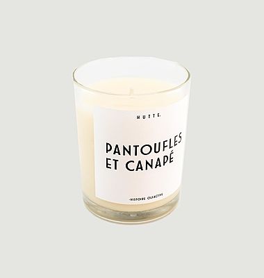 Pantoufles Et Canapé scented candle