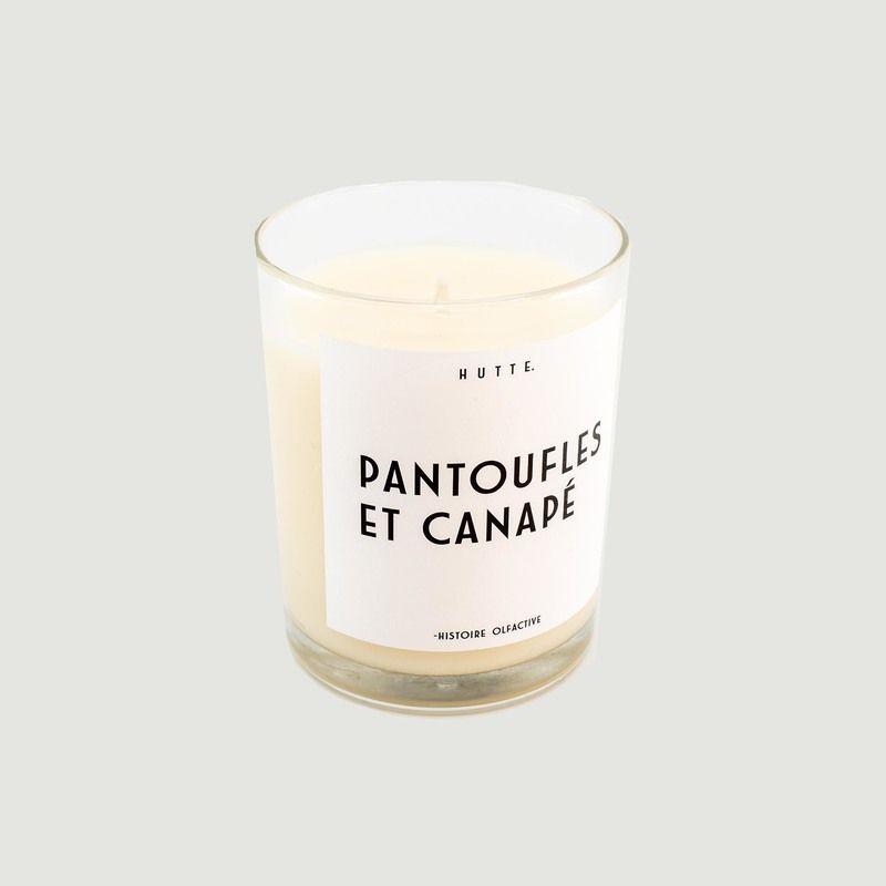 Bougie parfumée Pantoufles Et Canapé - Hutte